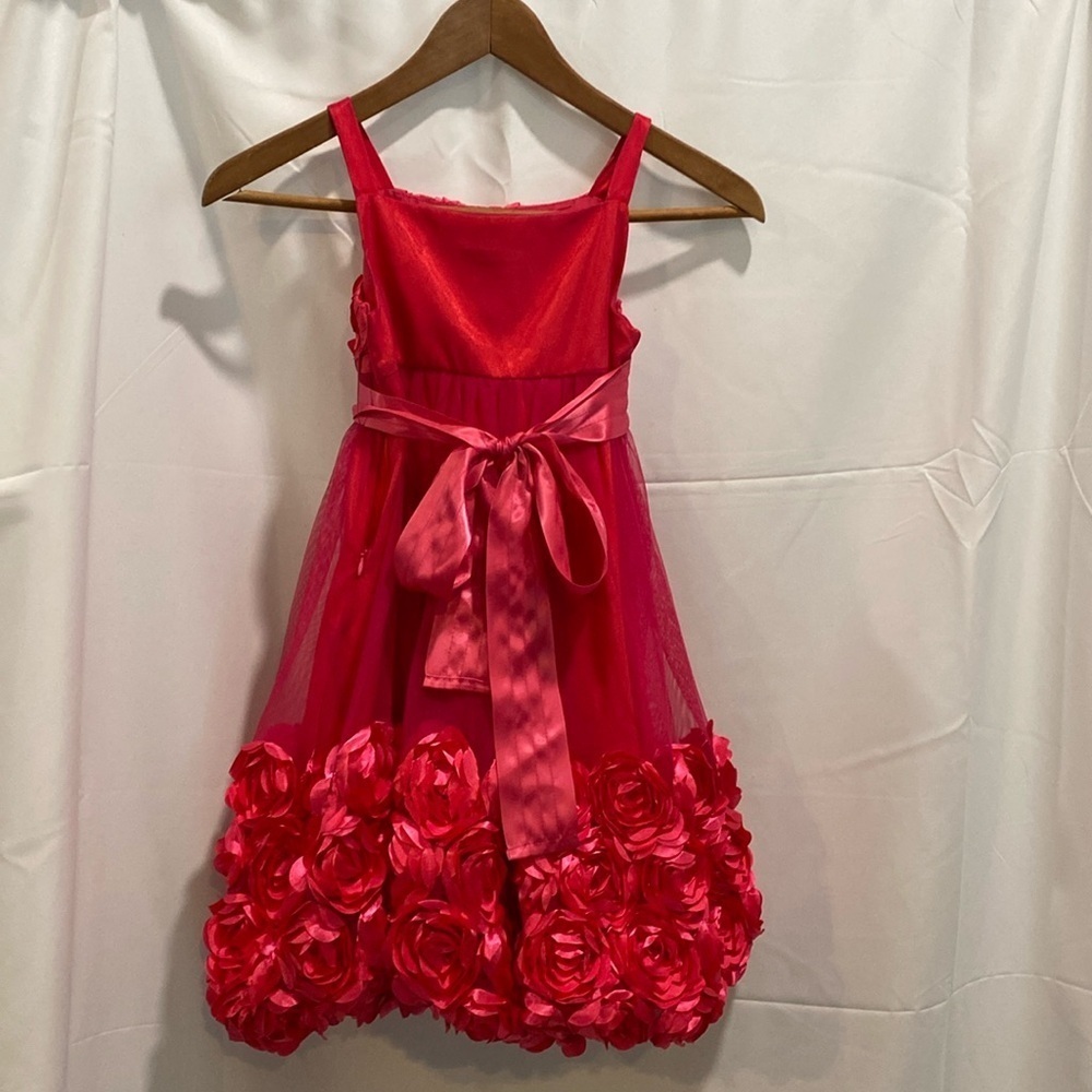 Bonnie Jean child’s pink dress‎ size 7 child.